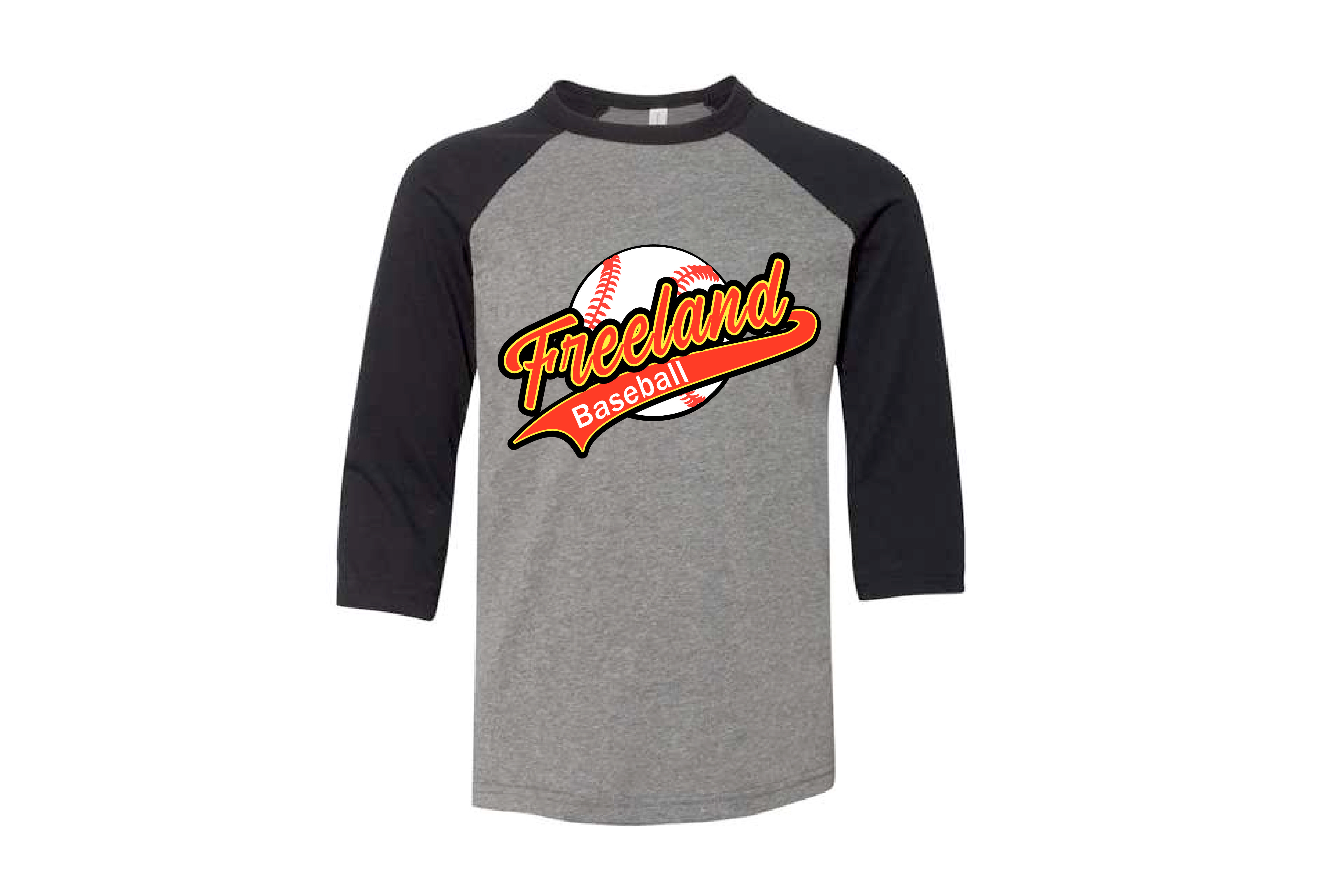 Youth 3/4 Sleeve Baseball T-Shirt