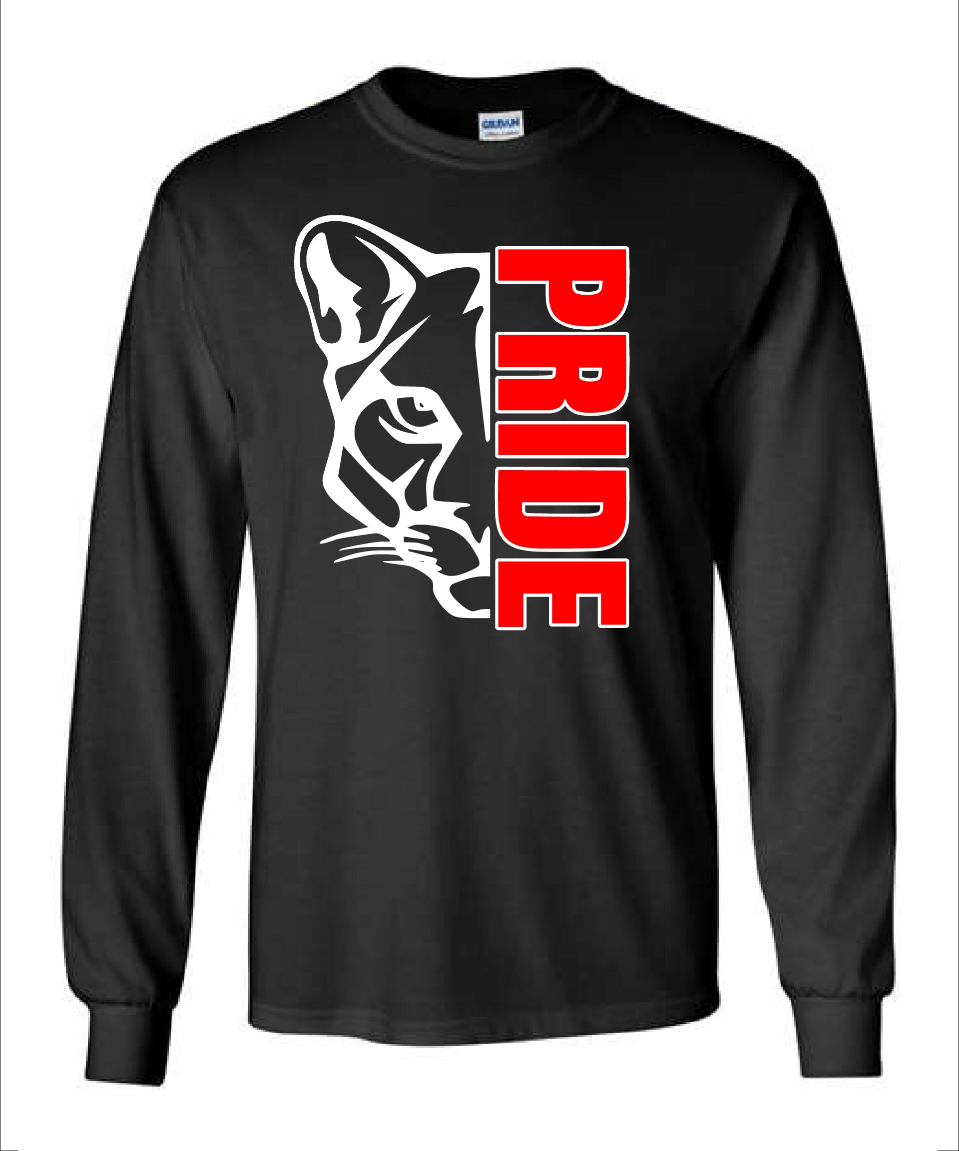 Cougar Pride Long Sleeve Tee (Adult and Youth Sizes)