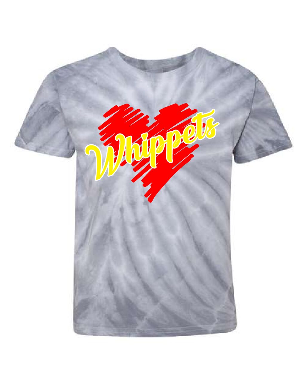 Tie Dye Heart T Shirt (Adult and Youth Sizes)