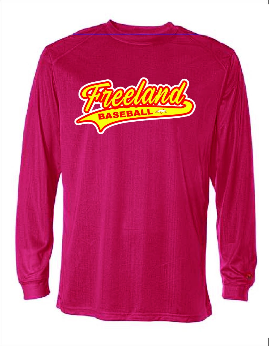Freeland Baseball Long Sleeve T (Youth and Adult sizes)
