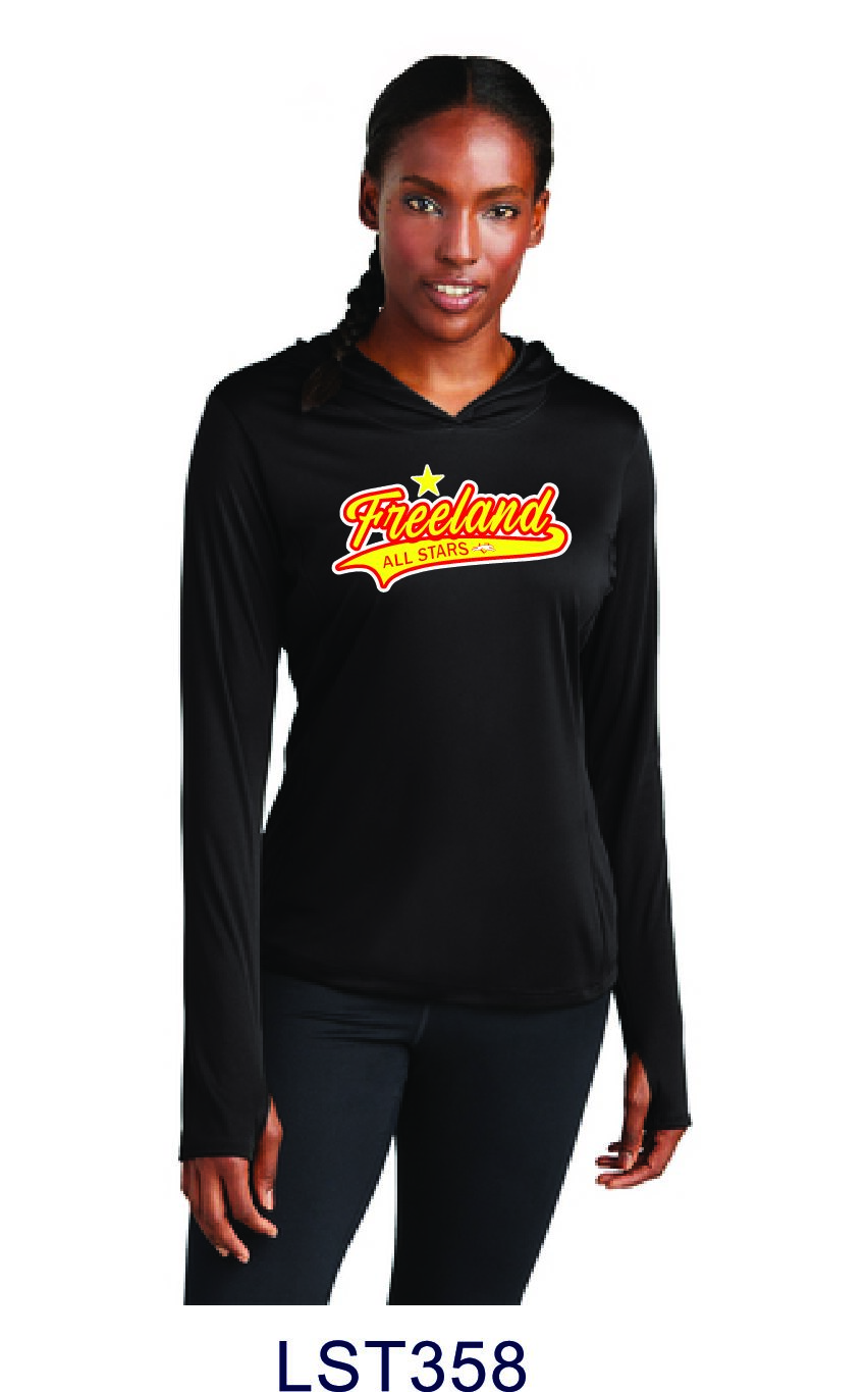 Girls Hooded Long Sleeve LST358 (Youth and Adult Sizes)